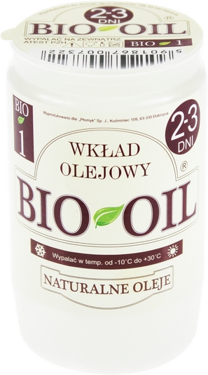 BIO-1 Wkład olejowy do zniczy – Wysoka jakość, trwałe płomienie, polský výrobok